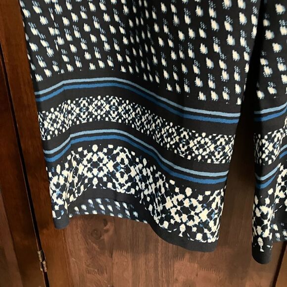 Navy and White Pull-on Pants  Sz XL  Rafaella - Picture 5 of 7